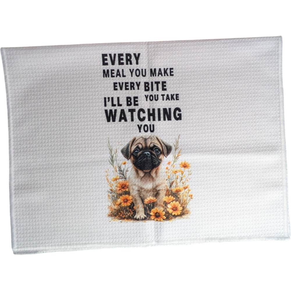 Dog Place Mat / Kitchen Towel - Funny - Brand New